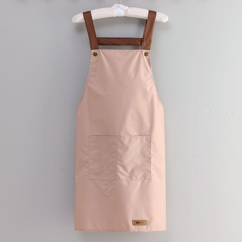 Waterproof and Oil-Proof Kitchen Apron with Convenient Storage for Men and Women