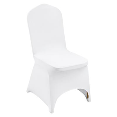 Stretch Spandex Folding Chair Covers, Universal Fitted Arched Front Cover, Removable Washable Protective Slipcovers, for Wedding, Holiday