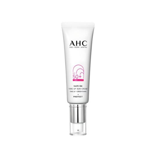 AHC Safe On Tone Up Sun Cream SPF50+ PA++++ Brightening UV Protection 50ml