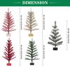 1PC 60CM Artificial Multi-color Christmas Tree Floor-standing Encrypted Home Tabletop Christmas Tree DIY Party Window Decoration