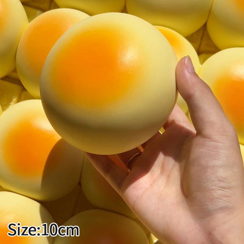 Squishy Bread Slow Rising Ball Soft Fidget Ornaments Decompression Stress Relief Gift Sensory Squeeze Ball Home Ornament