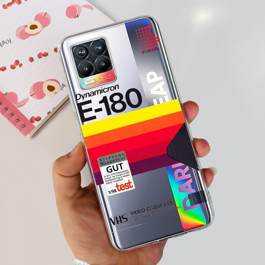 For Realme 8 Case Flower Fashion Cat Cute Cover Coques For Realme 8 Pro Phone Cases Cover Realme8 5G Realme 8i Fundas Soft Capa
