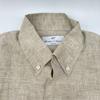 Massimo d'Augusto Beige MAX6 100% Linen One-Piece Button-Down Shirt Tops M beigeUsed