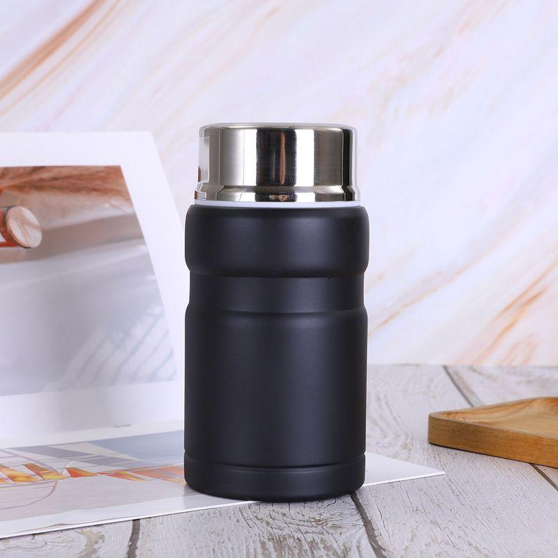 Direct Supply 304 Stainless Steel Braised Cup Large Capacity Vacuum Cup Portable Student Office Worker Insulated Lunch Box