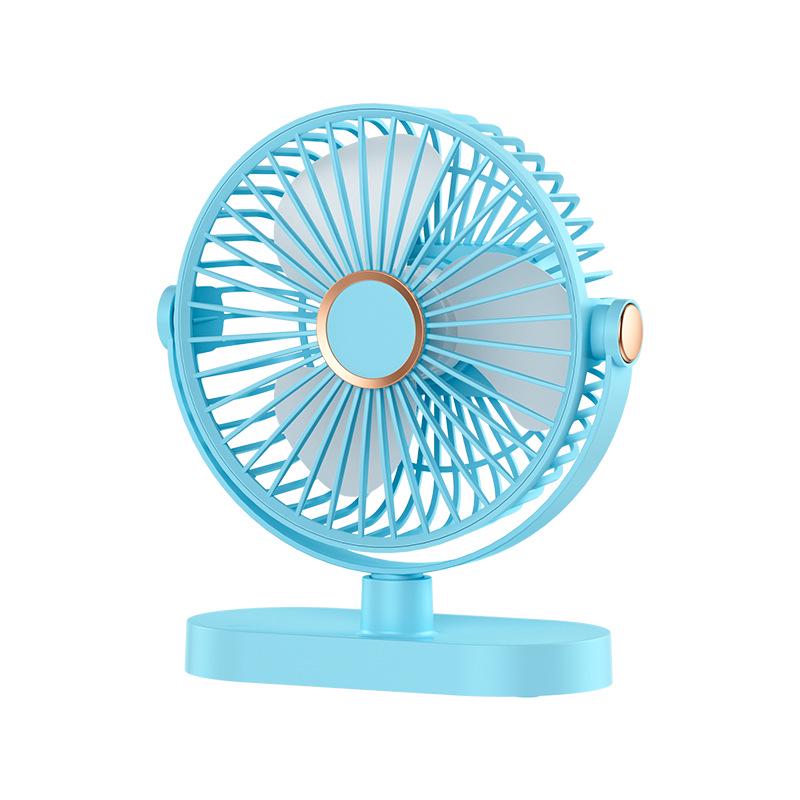 USB Rechargeable Macaron Mini Fan for Home, Dormitory, Office - Silent Desktop Fan USB & Rechargeable