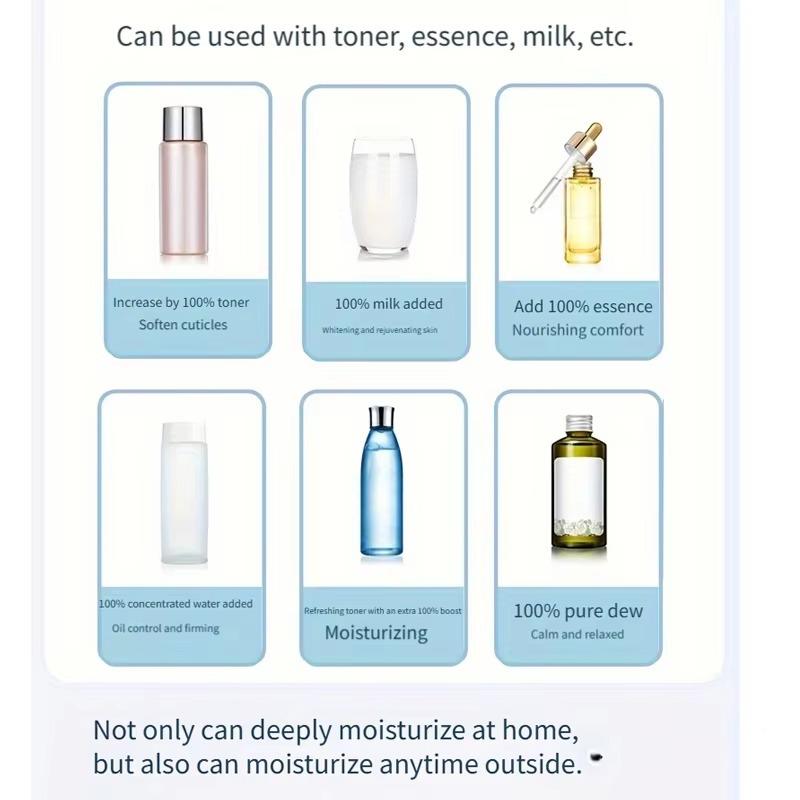 Compact Ionic Facial Steamer: Deep Cleanse & Hydrate Anywhere