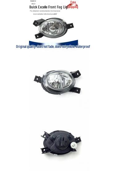 Front Fog Lamp Assembly for 03-15 Buick Excelle (Fits 03-12 & 13-15 Models) 03-07 Model, Passenger Side Right