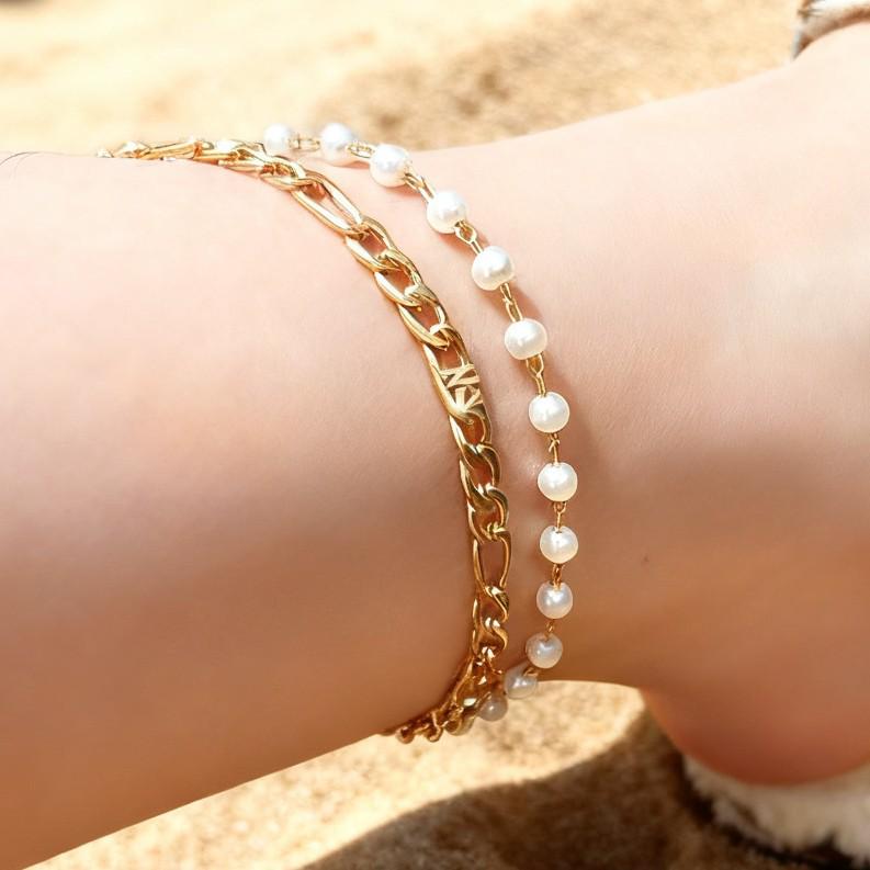 Elegant Two-Layer Titanium Steel Necklace for Women - High-End Clavicle Chain with Light Luxury Feel