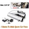 3" 2.5'' Double Valve Car Electric Exhaust Cut Out Valve Exhaust Pipe Muffler Kit with Wireless Remote Control