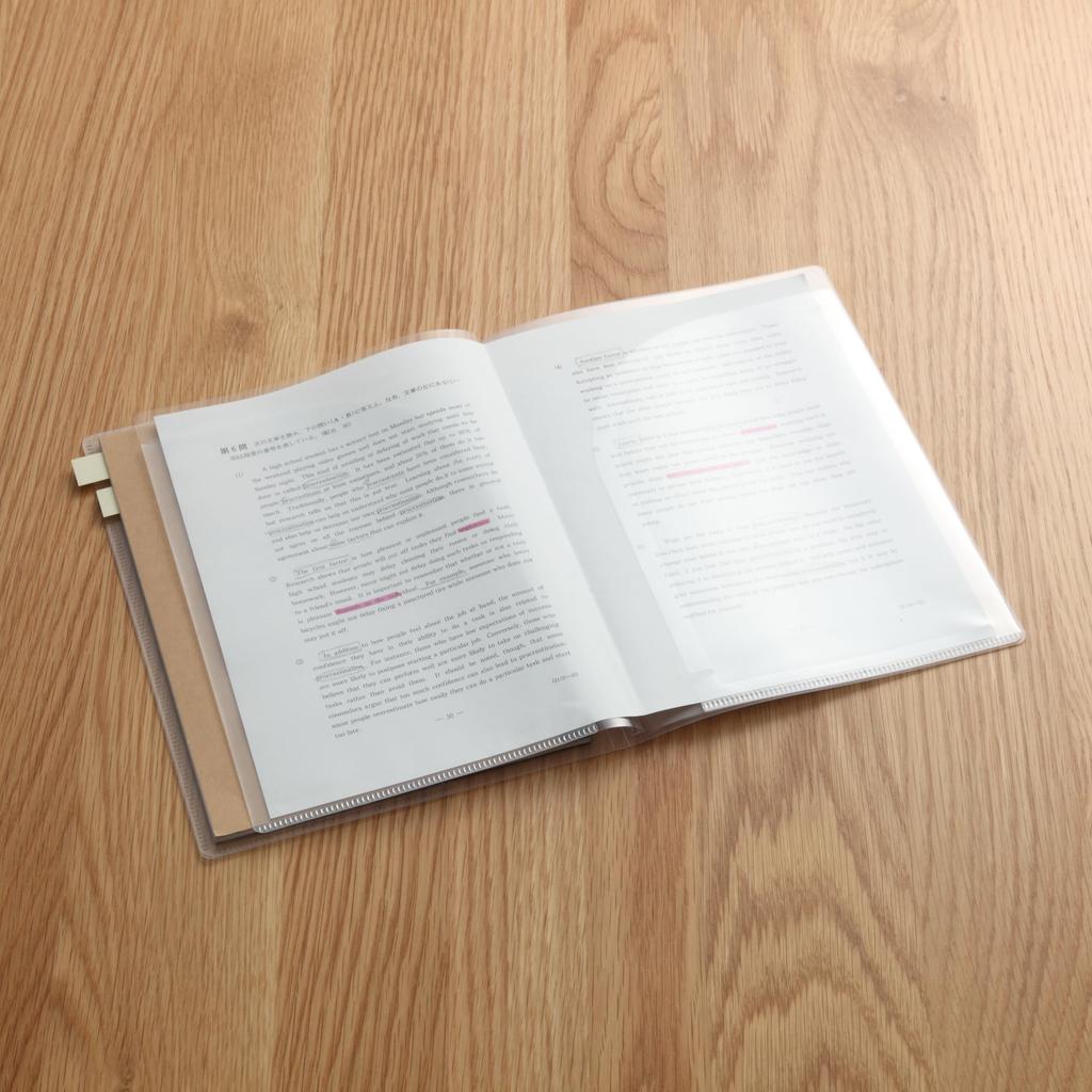 MUJI Slim Pocket Holder That Doubles As a Notebook 6 38708612 Cover, A5, Pockets,