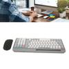 Wireless Keyboard Mouse Set Rechargeable Retro   2.4G Wireless   Keyboard Mouse Set