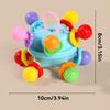 Star Grip Ball Rattle Tooth Glue Toy Can Rotate Pronunciation