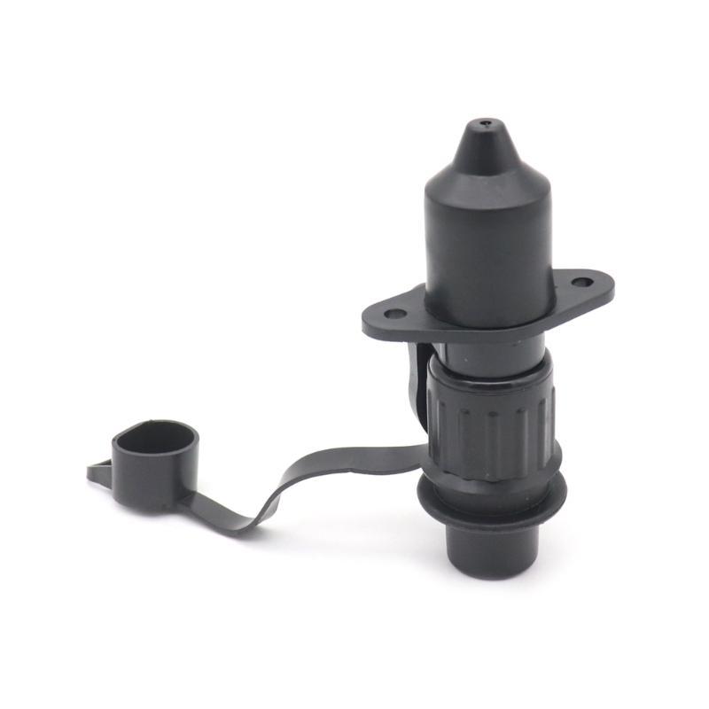 Round 3 Pin Trailer Socket Connectors Interface Adapter For Caravan Truck 12v Motorhome Power Cord Socket Connector