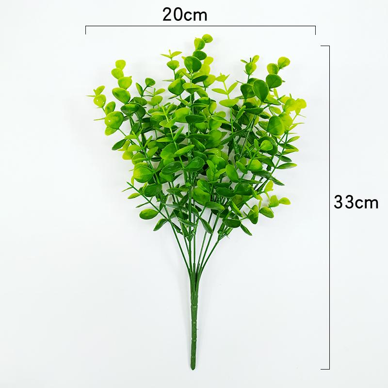 Künstliche Efeutute Grünpflanzen: Einzelstiel-Blumenarrangement für Wohnzimmer-Wanddeko