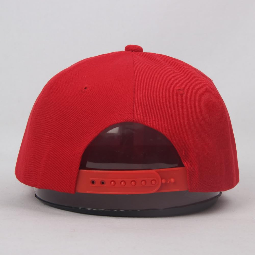 MKDAER Cap Super Mario Mario Style Cap Hat Cosplay Original Patch Set USJ Univa (Mario RED)