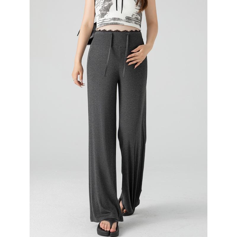 

Stylish Lace Maternity Pants: Versatile, Soft, and Comfortable for Hot Moms 3XL темно-сірий