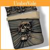 Versatile Skull 3d Duvet Quilt Cover With Pillow Case Reversible Bedding Set For Every Season