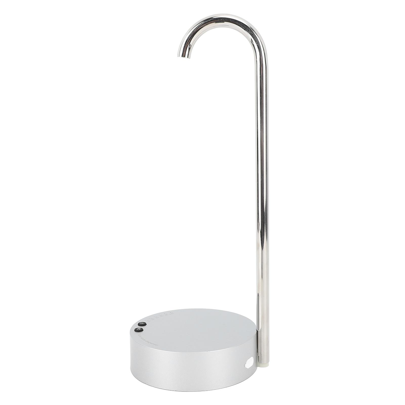 

Настольный диспенсер для воды, автоматический питьевой электрический насос для бутылок минеральной воды для дома и офиса серебряный