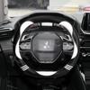 For Peugeot 3008 4008 5008 Cute Car Steering Wheel Cover Carbon Fibre+PU Leather Cartoon Women Auto Accessories Interior Coche
