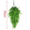80CM Artificial Persian Fern Plants Vine Hanging Baskets Fake Plant Garland Rattan for Wall Garden Home Wedding Party Decor