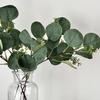 5Pcs Artificial Eucalyptus Leaves with Fruits Realistic Fake Greenery Plants DIY Floral Arrangements Table Centerpiece Decoration