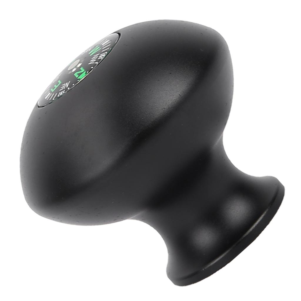 Outdoor Universal Trekking Pole Stick Monopod Tripod Head Grip Knob with Compass