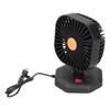 USB Car Fan ABS 360 degrees  Rotatable Single Headed USB Charging Mini Car Cooling Fan 5V 2A