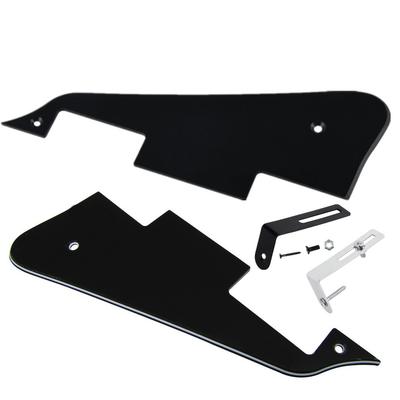 FLEOR Set of LP Guitar Pickguard Scratch Plate and Metal Bracket for Electric Guitar Parts