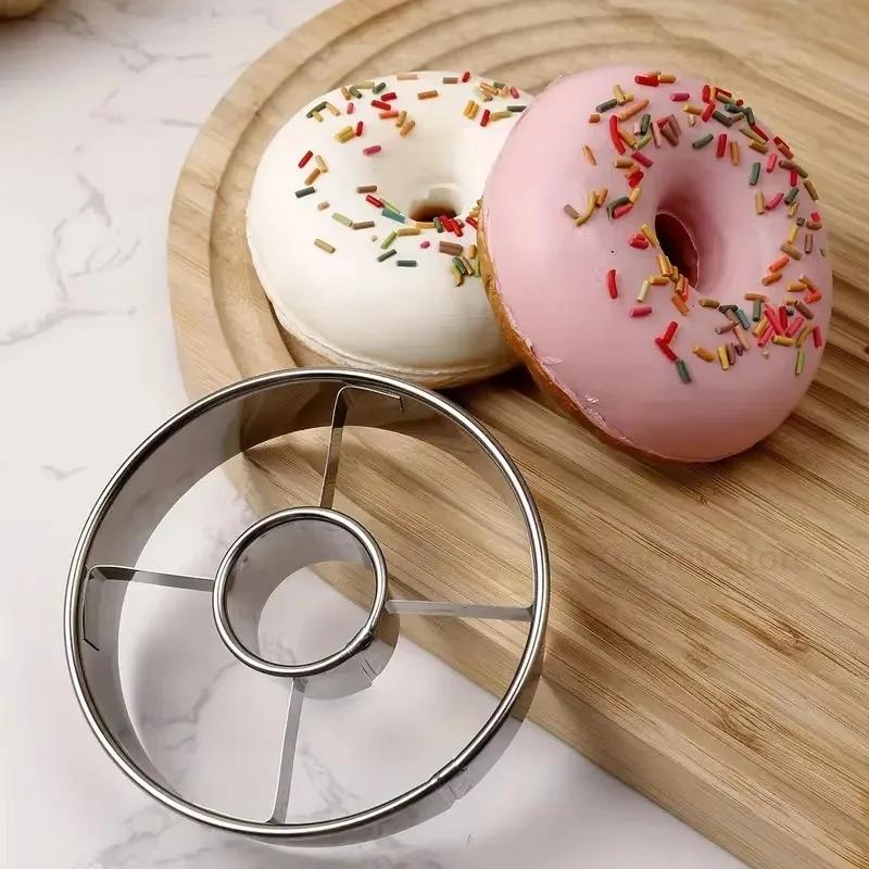 1PC Donut MoldsChocolate Cake MoldsMousse Ring Round Cookie Cutter MoldsCake Decorating Baking Supplies