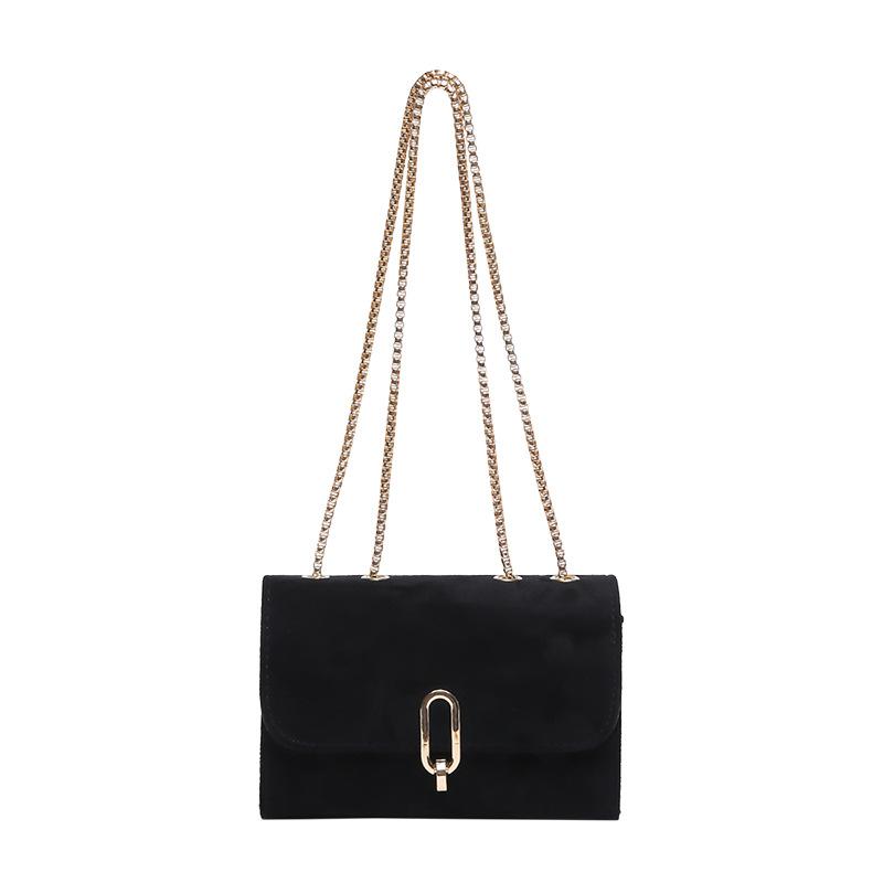 Ausländischer Stil einfache Persönlichkeit Mode einfarbig 2025 Frühling lässig Retro Schloss Einzel Schulter Crossbody kleine quadratische Tasche Frau