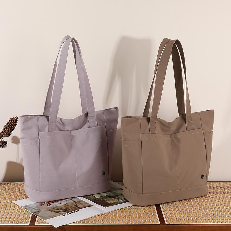 Nylon Bag Women's Large Capacity Tote Bag Student Class Shoulder Bag