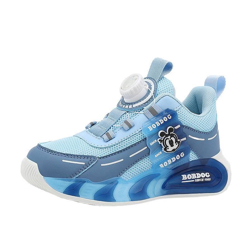 Babu bean boys shoes 2025 spring new running shoes breathable mesh medium and older children's mesh shoes children's sports shoes