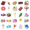 50 Creative Graffiti Stickers Various Candy Donuts Not Repeat Stickers