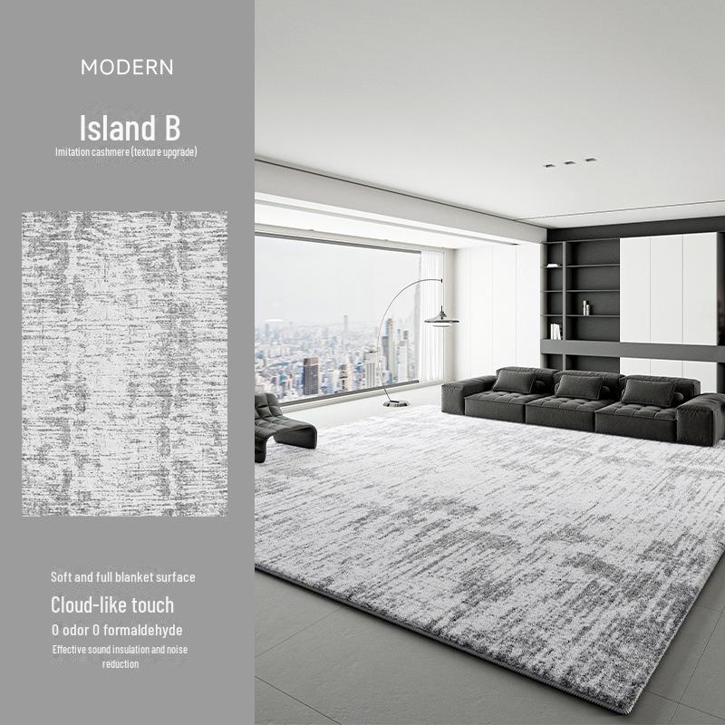 2024 Italian Living Room & Bedroom Imitation Cashmere Carpet - Thick, Dirt-Resistant, Low Maintenance