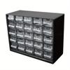 25 Multi-grid Drawer Parts Box Wall-mounted Screw Classification Component Box Tool Case Electronic Components Storage ToolBox