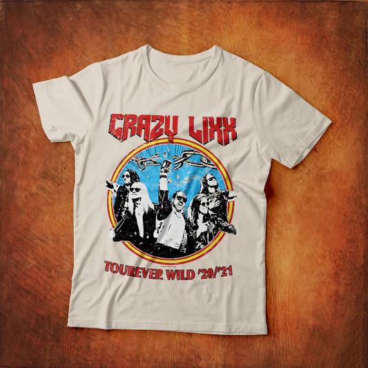 New! Crazy Lixx Shirt Tee Short Sleeve Tour Concert 1F2289 Unisex T-Shirt M