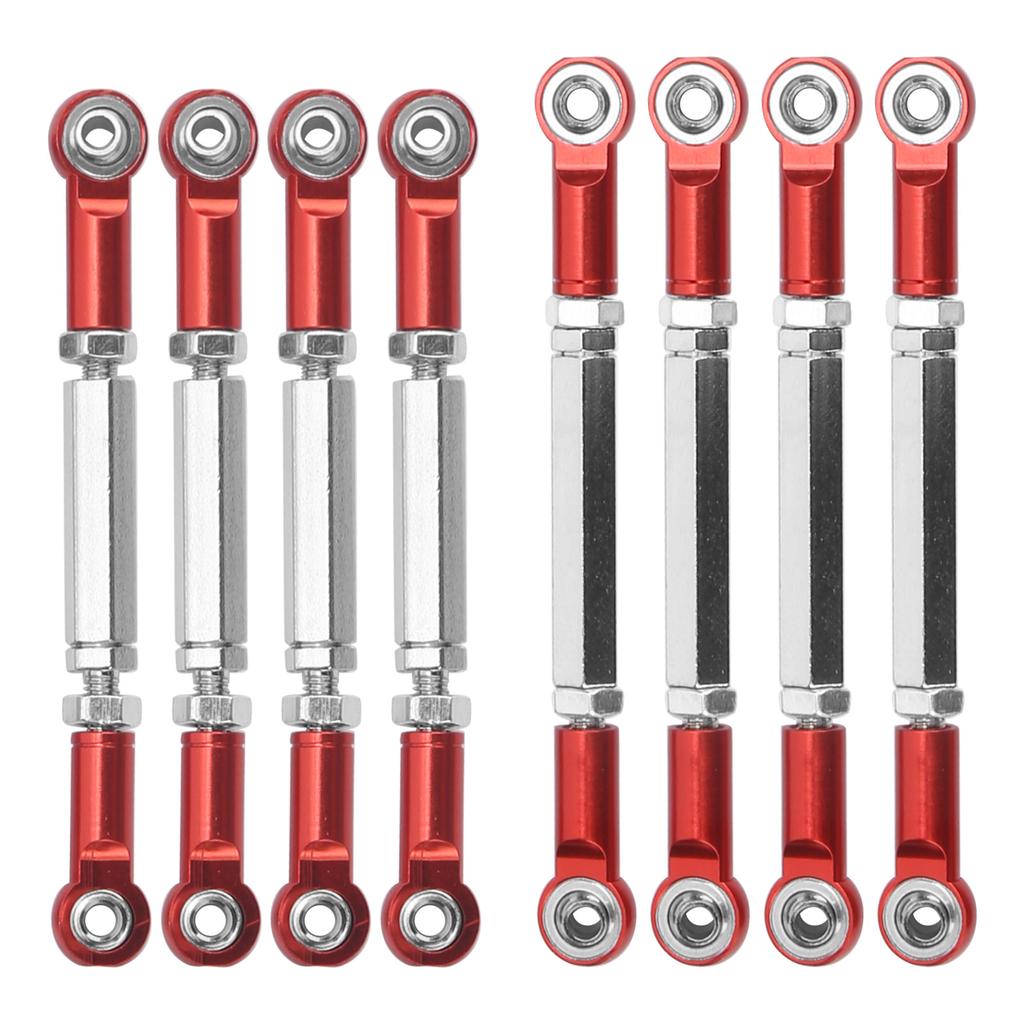 RC Steering Servo Pull Rod Metal Linkage Arm Tie Rod Ends Connector for WPL MN Feiyu