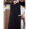 Gray Suit Wide-Leg Pants for Women 2026 New Autumn and Winter Fleece-Lined Loose Slimming Casual Pants Curved Woolen Pants