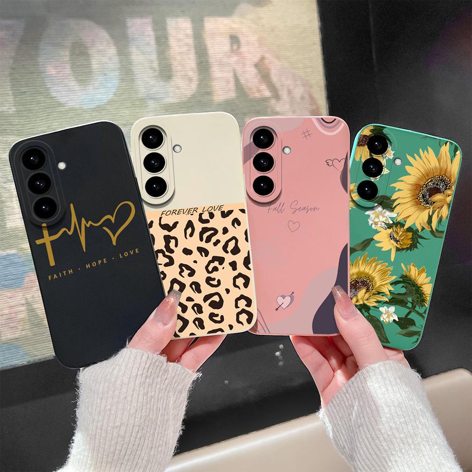Hülle Für Samsung Galaxy S26 Plus Ultra Cartoon Blumenmuster Silikon Schutzhülle Für SamsungGalaxyS26 Plus S26Ultra Funda