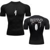 Men's T-shirt Men Running Sport T Shirt Men Compression Fitness Tops Tee Quick DryTight Training Gym Sport Running Shirts 842