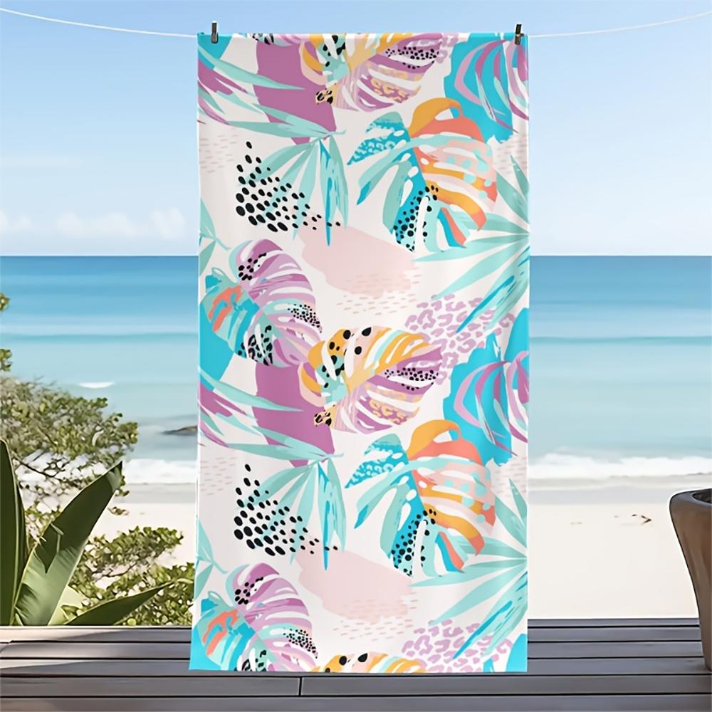 1pc Assorted Summer Themed 2D Flat Beach Towels Perfect choice for beach vacation party gifts
