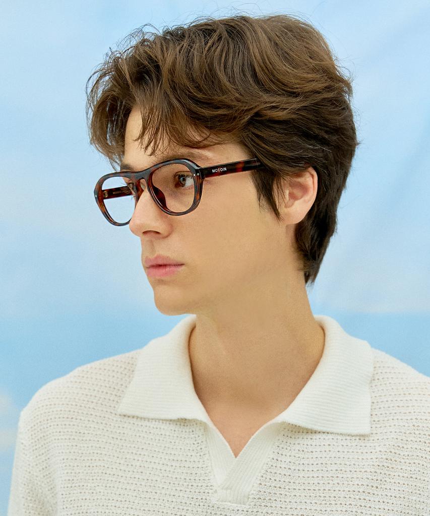 Maegkoin Iro 02 Leopard Blue Light Blocking Glasses (Leopard)
