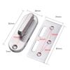 Latch Door Lock Most Door Flap Locks Exquisite Reinforced Safety Silver Stainless Steel For Most Door Flap Locks Safety