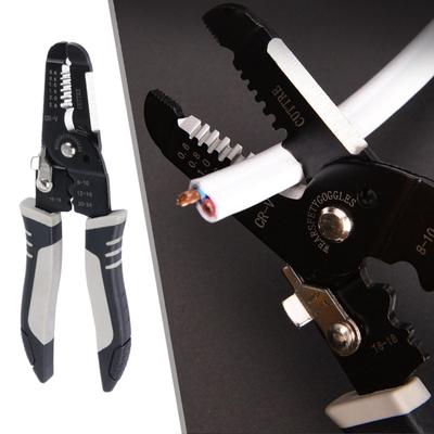 Wire Crimper Cutter Stripper Plier Multifunctional Crimping Tool for Industrial Cable