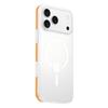 Corrugated Non-Slip Magnetic Case: Semi-Transparent Frosted Protective Cover for iPhone 17, iPhone 16.