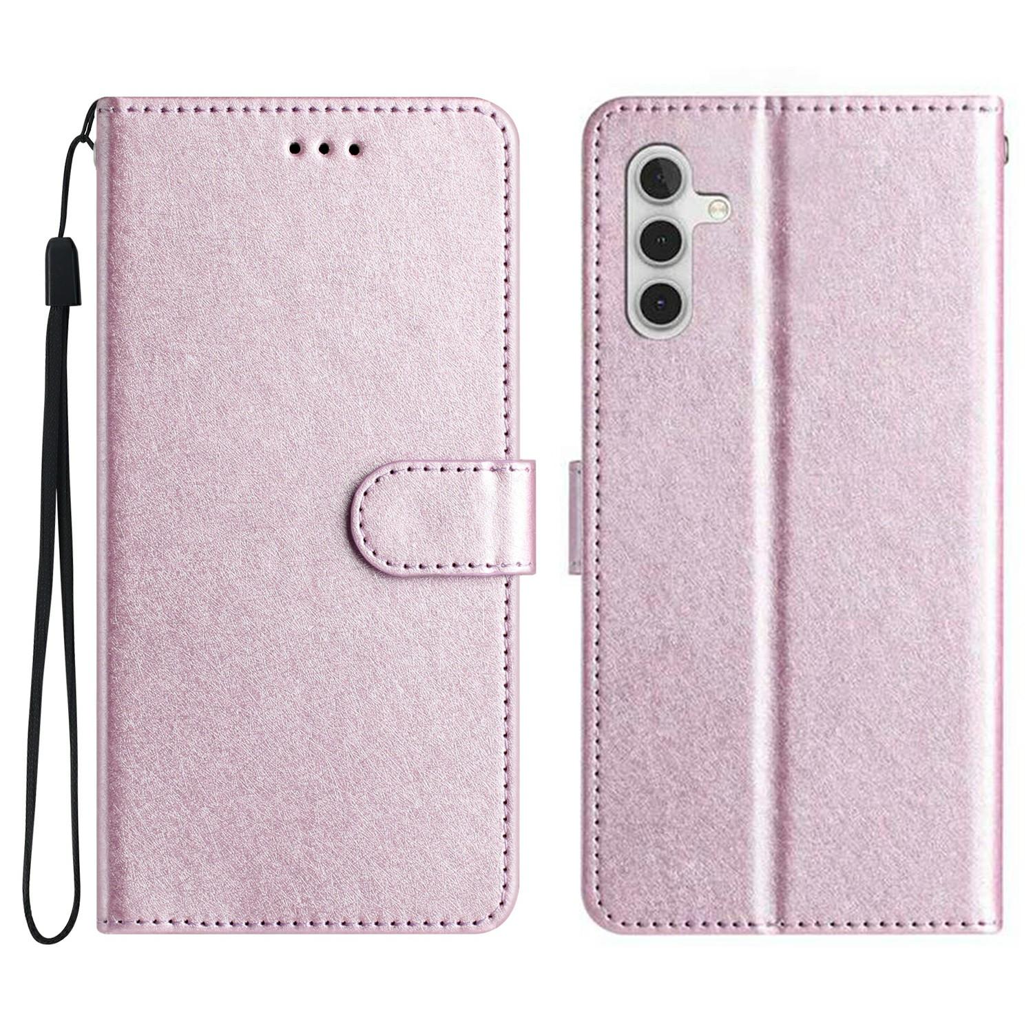 

For Samsung Galaxy S25 FE Wallet Case Leather Folio Phone Cover Magnetic Clasp Light Purple