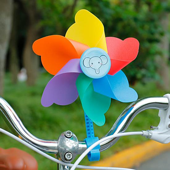Cykel Vindsnurra Tecknad Färgstark Tofs Universell Flexibel Fläktblad Dekorativ Lång/Kort Stång Utomhus Barn Cykel Vindsnurra Cykelstyre