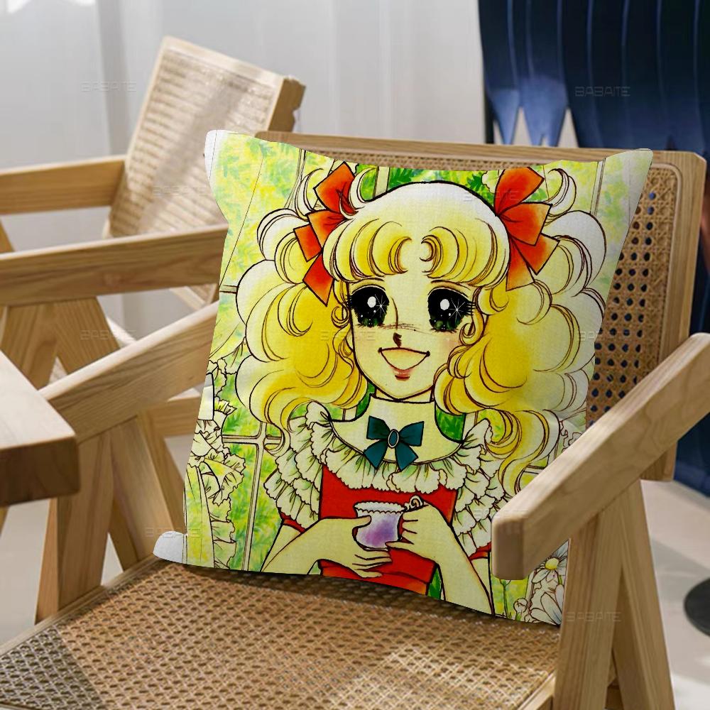 Anime Manga Candy Pillow Cover Design Cushion Cover Decor Holiday Decorati