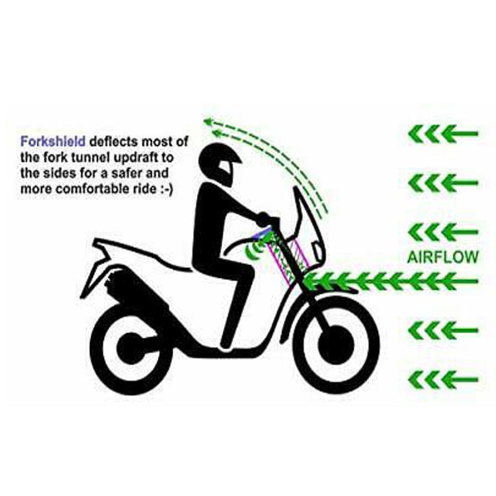 CRF1100L Motorcycle Forkshield Updraft Deflector For Honda CRF 1100L CRF 1100 L Africa Twin Adventure Sports- Reduce Vibratation