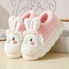 Women's Winter Thick-Soled Plush Cotton Slippers - Cozy Indoor Non-Slip Shoes